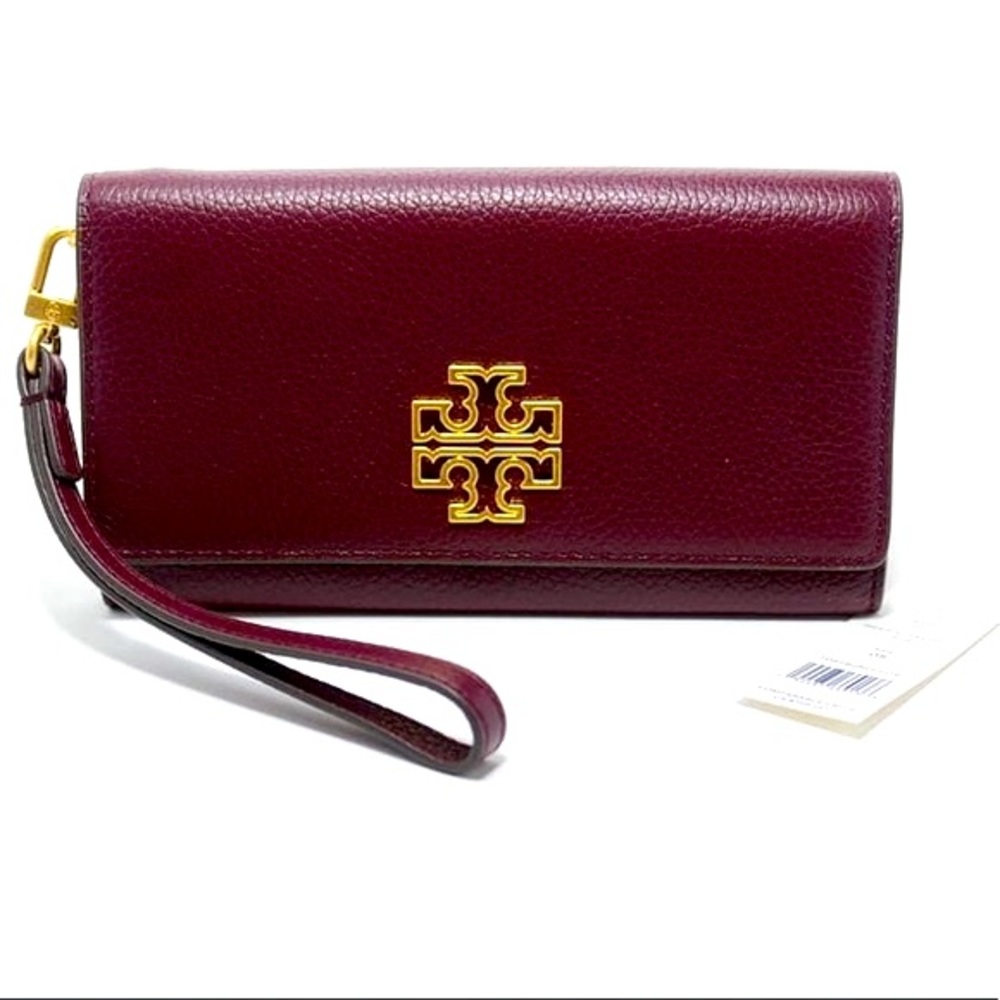 Tory Burch Britten Leather SmartPhone Wristlet